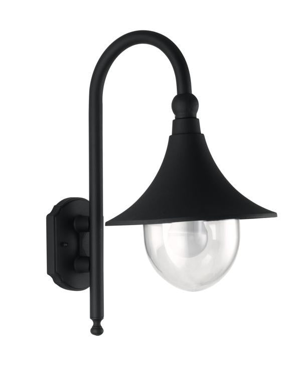 Applique per esterno IP44 in alluminio nero diffusore in acrilico lampada 1XE27 non inclusa PAVIA Applique per esterno IP44 in alluminio nero diffusore in acrilico lampada 1XE27 non inclusa PAVIA